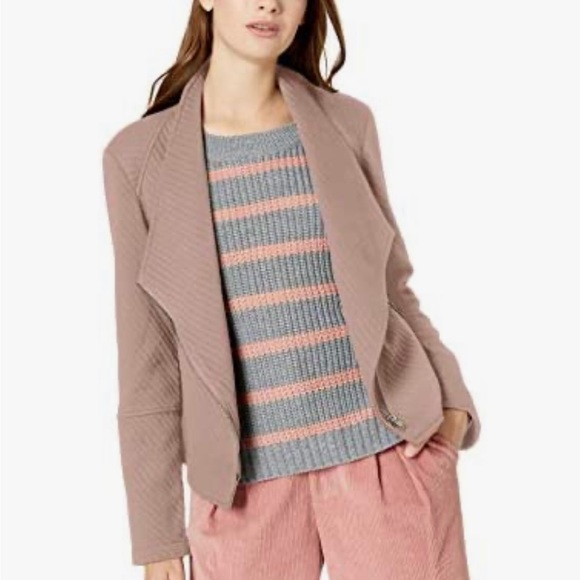 BB Dakota pink Moto Jacket- EUC - Picture 8 of 8